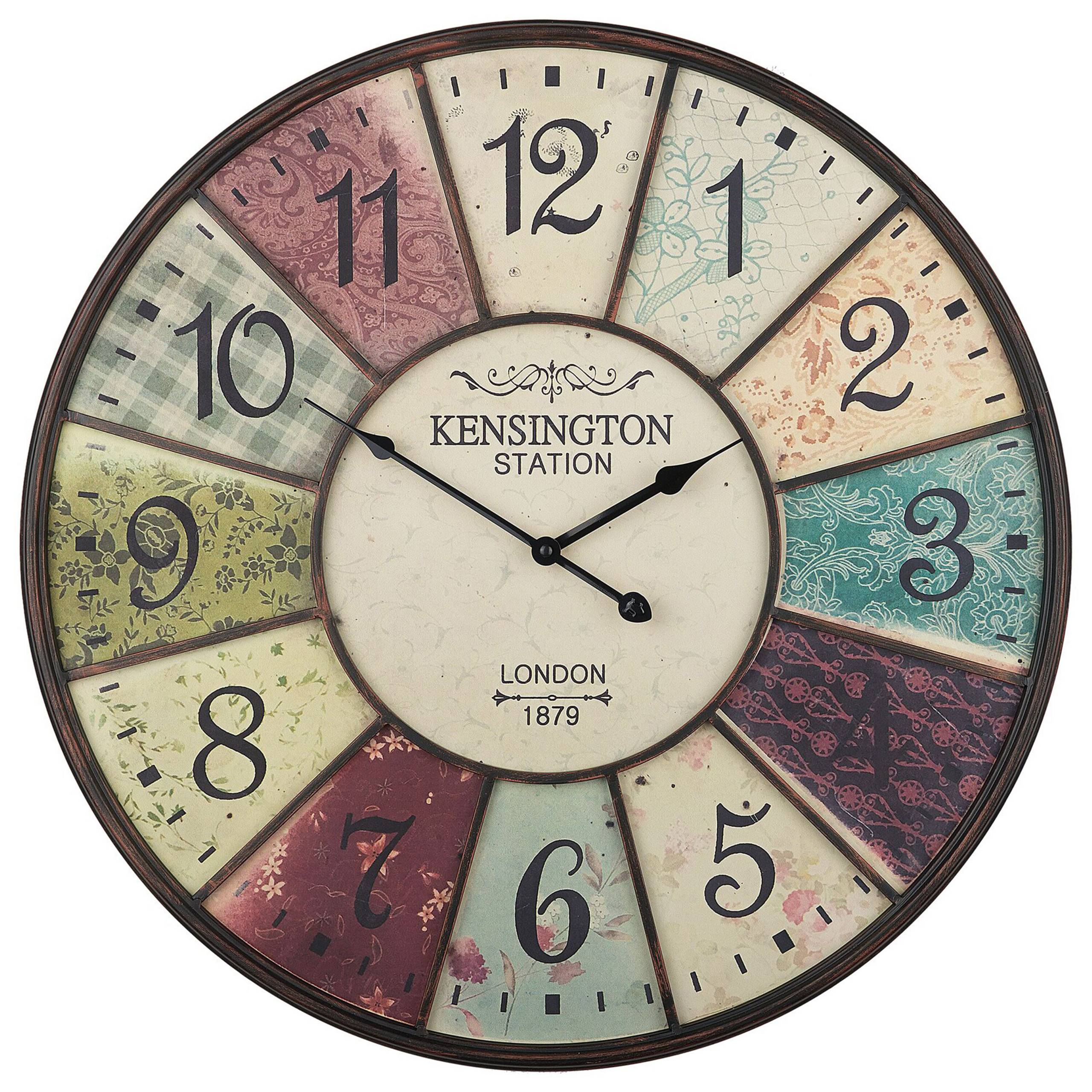 Beliani - Horloge murale Métal Multicolore BOSWIL - 59x4x59- Beliani - Image 2
