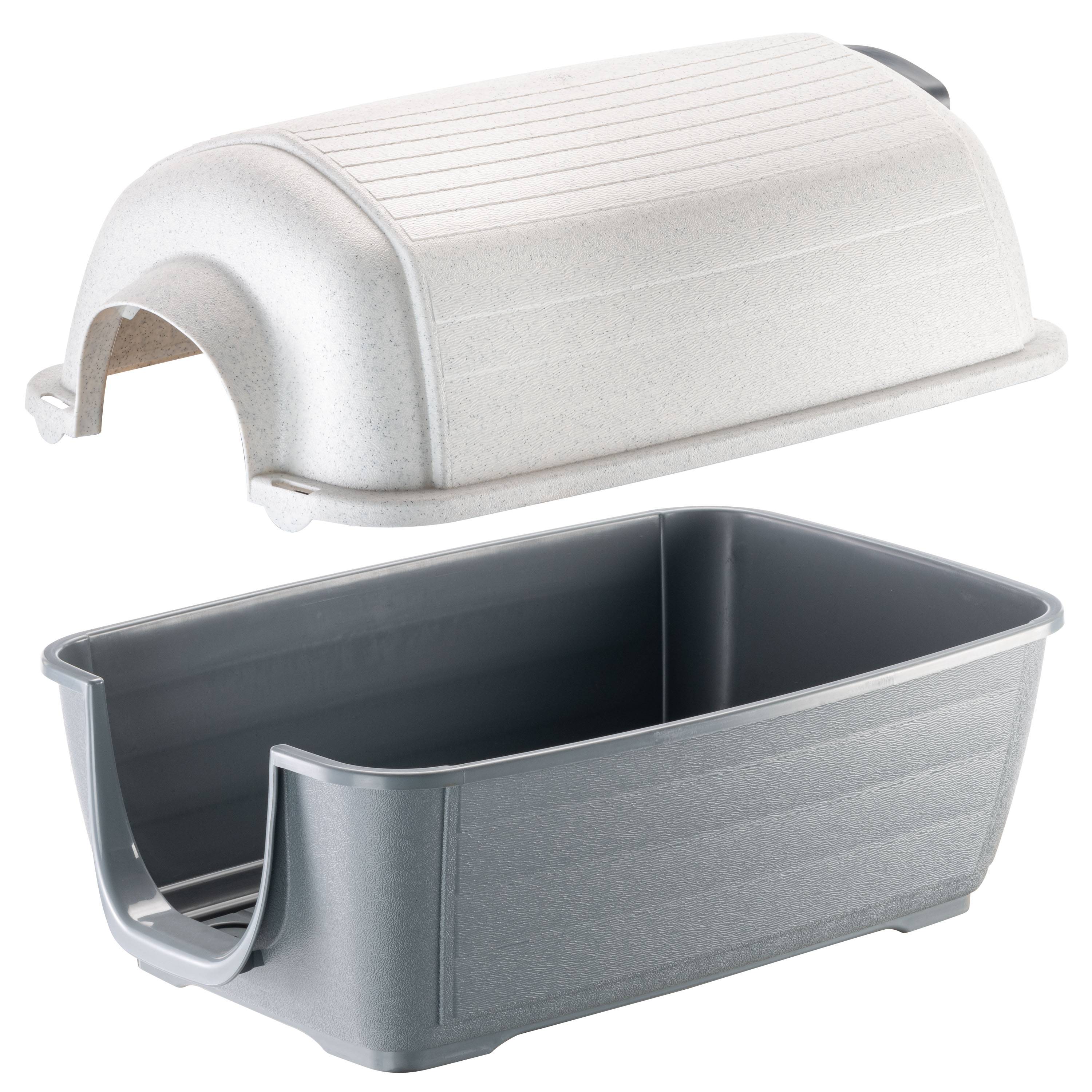 Ferplast - Ferplast Caseta exterior para perros KENNY MINI, hábitat para perros en resina termo-plástica, resistente a los golpes y rayos UV, sistema de - Imagen 6