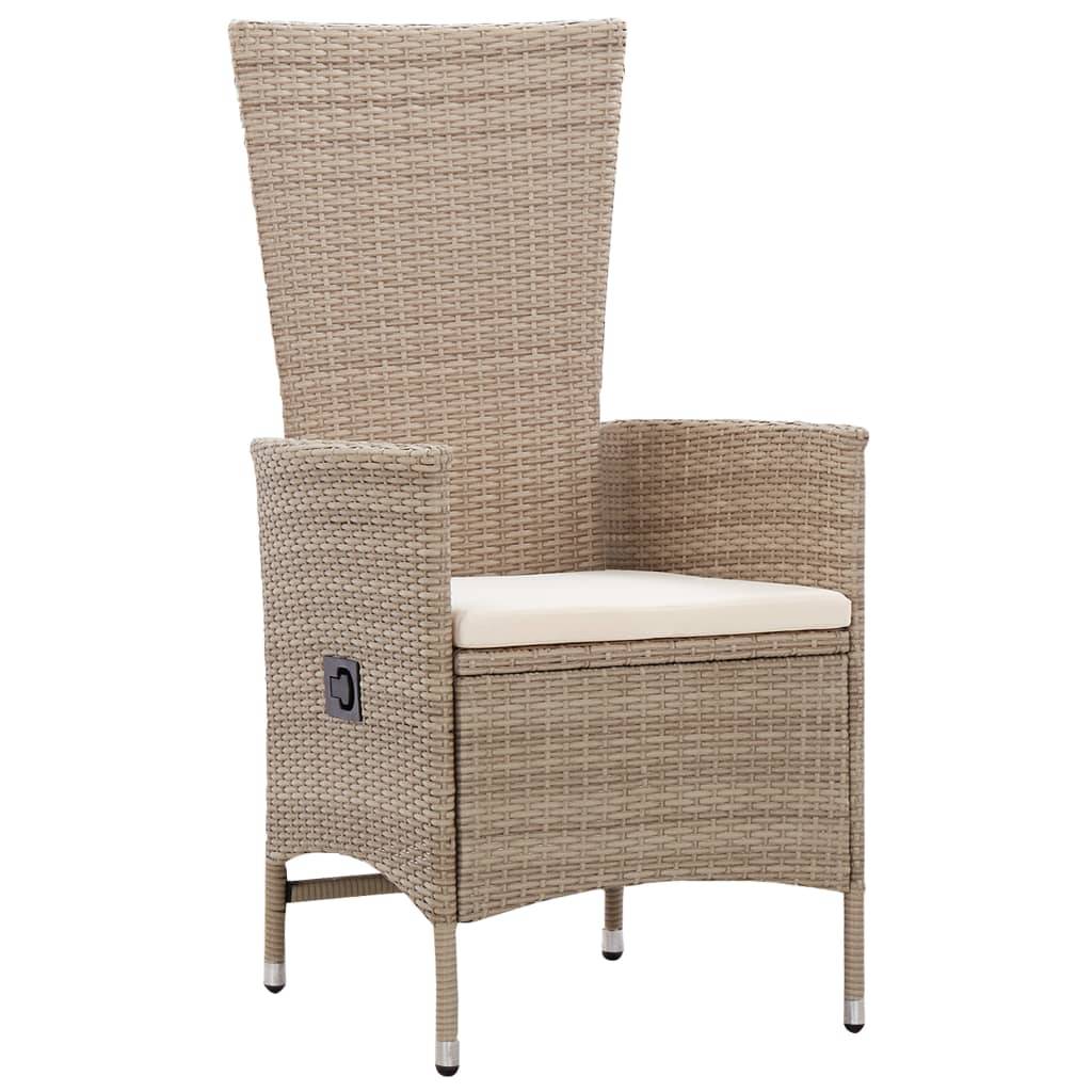 Vidaxl - Ensemble à manger d'extérieur et coussins 9 pcs résine tressée vidaXL 46048 - Imagen 7