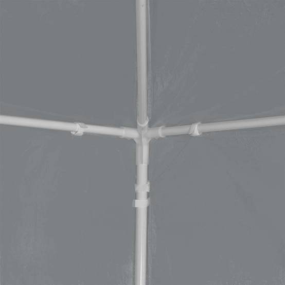 ComfortXL - Tente de réception PE acier événements extérieurs imperméable pliable 1200x300cm gris - ComfortXL Outdoor Living - Image 7