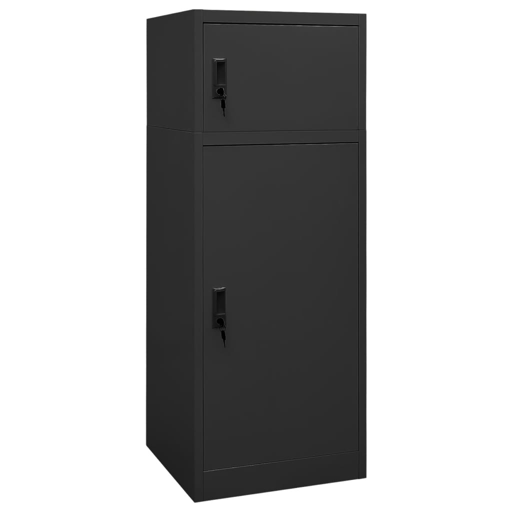 Vidaxl - Armoire à selles Anthracite 53x53x140 cm Acier - vidaXL - Imagen 2