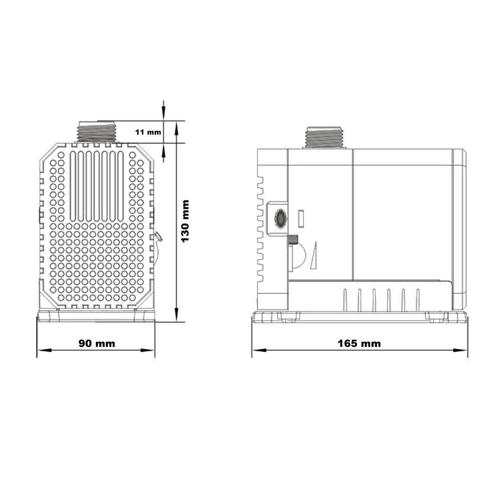 Helloshop26 - Pompe de bassin étang koi poisson filtre 6000 litres par heure 100 watts eco - Imagen 4