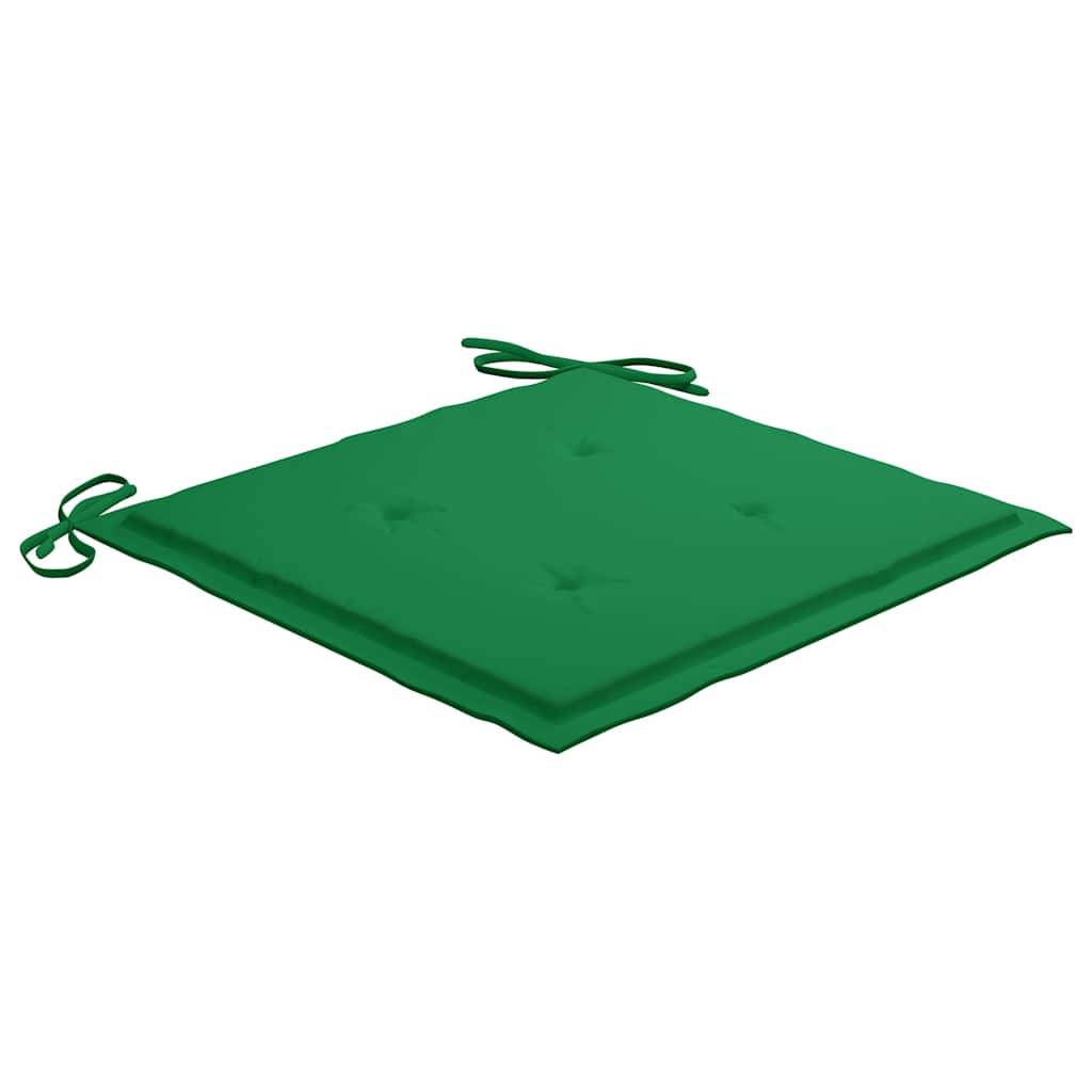 Vidaxl - Ensemble à manger d'extérieur pliable avec coussin 3 pcs-Salons de jardin Teck 155452 - Image 8