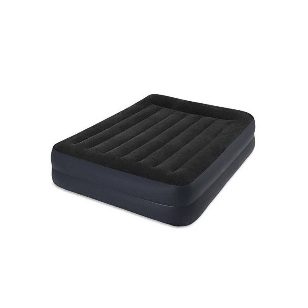 Intex - Matelas gonflable gonfleur intégré 2 places