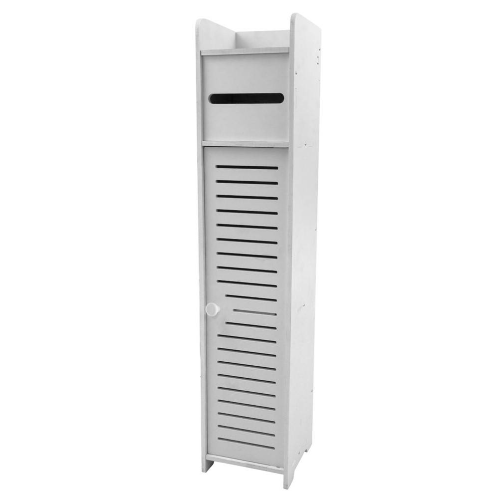Facilitys - Meuble de rangement avec dérouleur de papier toilette - Imagen 1