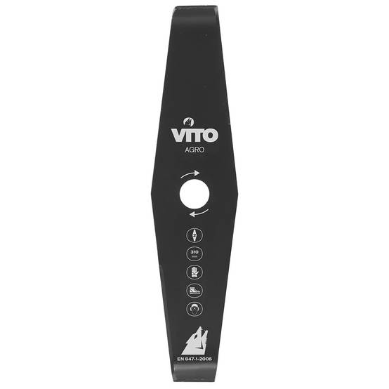 Lame de coupe pour débroussailleuse 2 dents Diam 310mm Alesage 25.4 VITO - Image 1