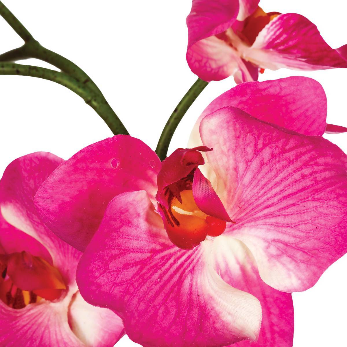 Atmosphera - Composition d'orchidées artificielles vase céramique H46cm - Atmosphera Créateur d'intérieur - Imagen 3