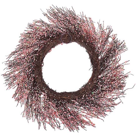 Beliani - Couronne Matière synthétique Rose GALLETAS - 50x6x50- Beliani - Image 4