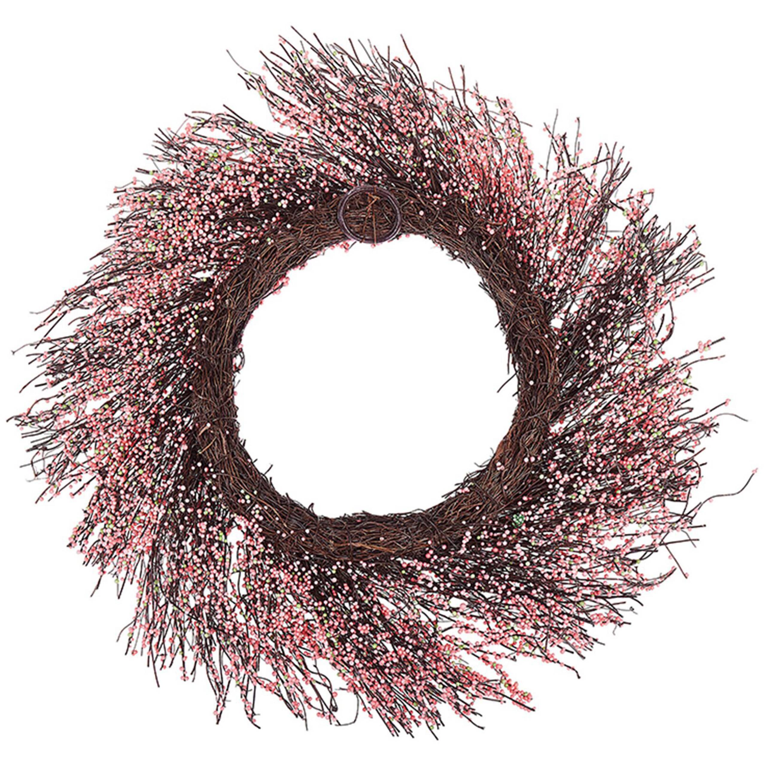 Beliani - Couronne Matière synthétique Rose GALLETAS - 50x6x50- Beliani - Image 4