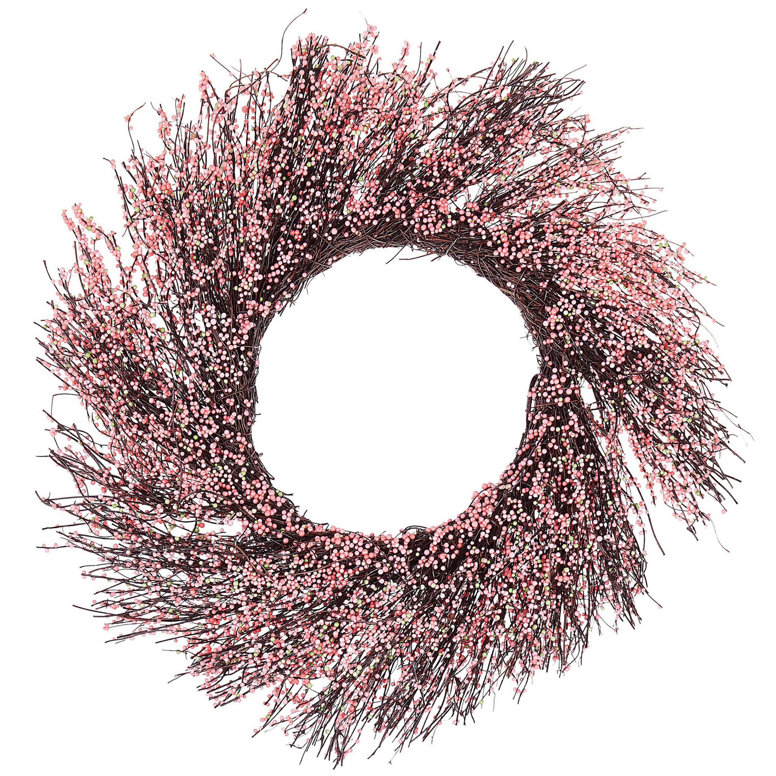 Beliani - Couronne Matière synthétique Rose GALLETAS - 50x6x50- Beliani - Image 2