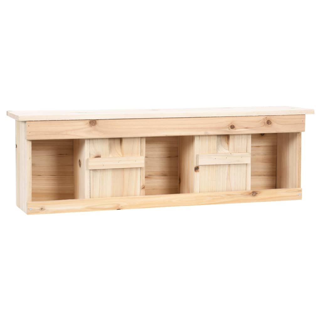 Vidaxl - Maison Pour Moineau Avec 5 Chambres 68X15X21 Cm Bois De Sapin - vidaXL