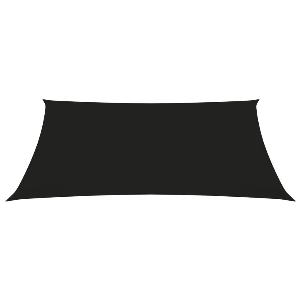 Helloshop26 - Voile toile d'ombrage parasol tissu oxford rectangulaire 2,5 x 4 m noir - Imagen 2