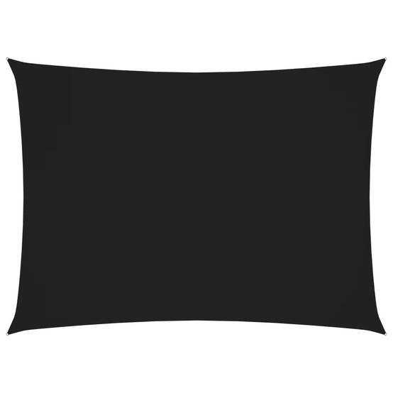 Helloshop26 - Voile toile d'ombrage parasol tissu oxford rectangulaire 2,5 x 4 m noir - Imagen 1
