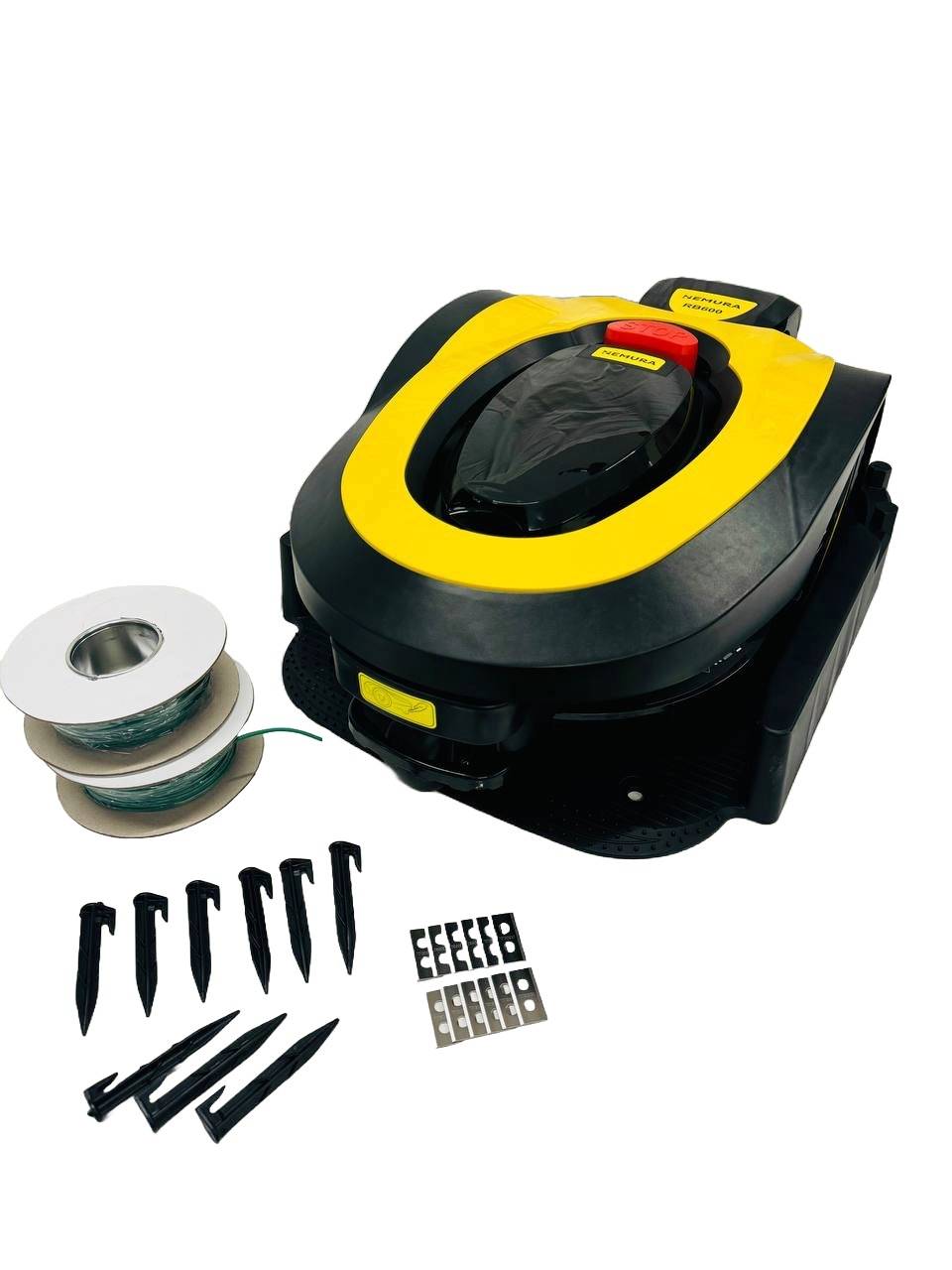 Nemura - Robot Tondeuse Nemura RB600 - Jusqu'à 600 m2 - Fourni avec station de recharge et outils - Image 1