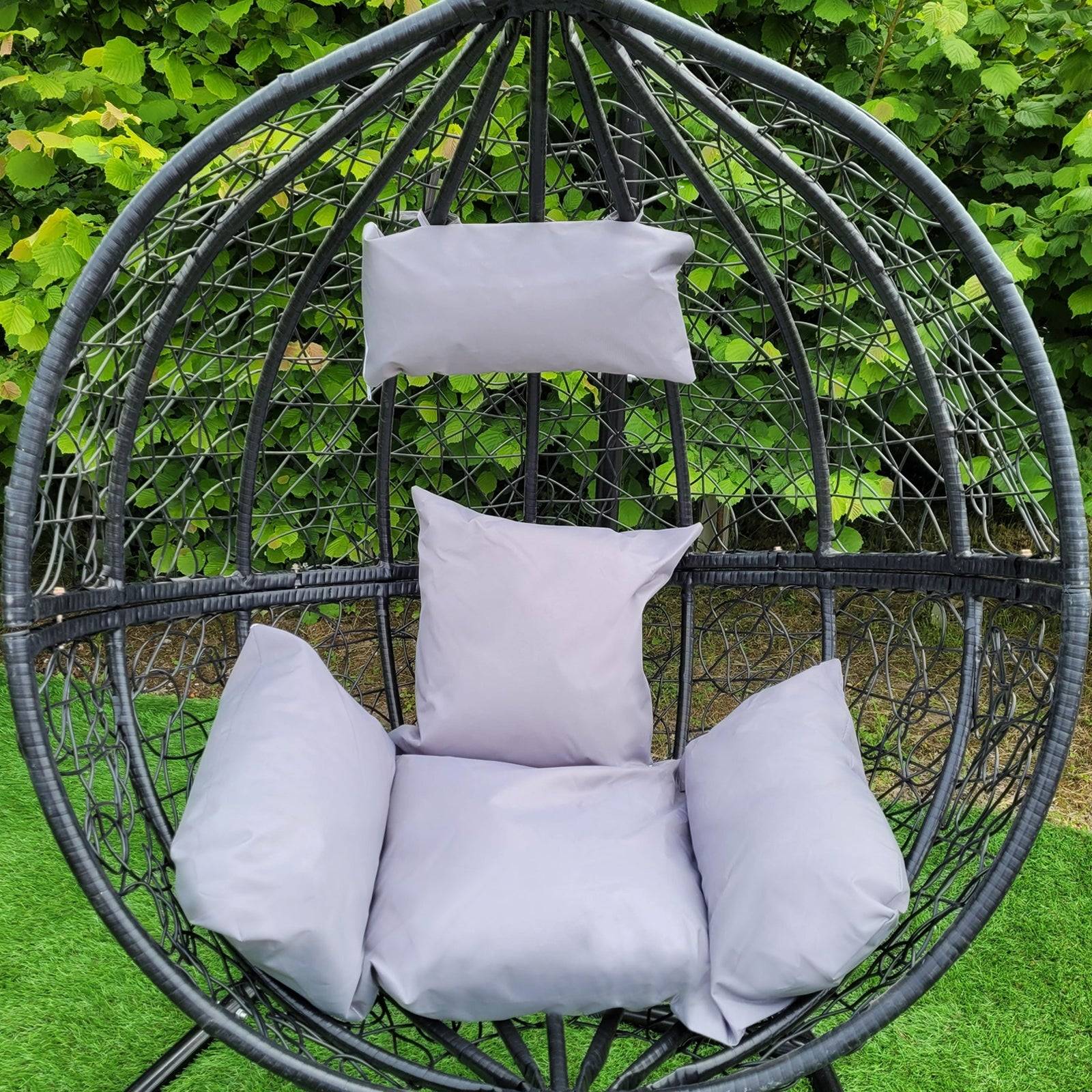 Monstershop - Chaise Suspendue en Rodin Noir - Imagen 3