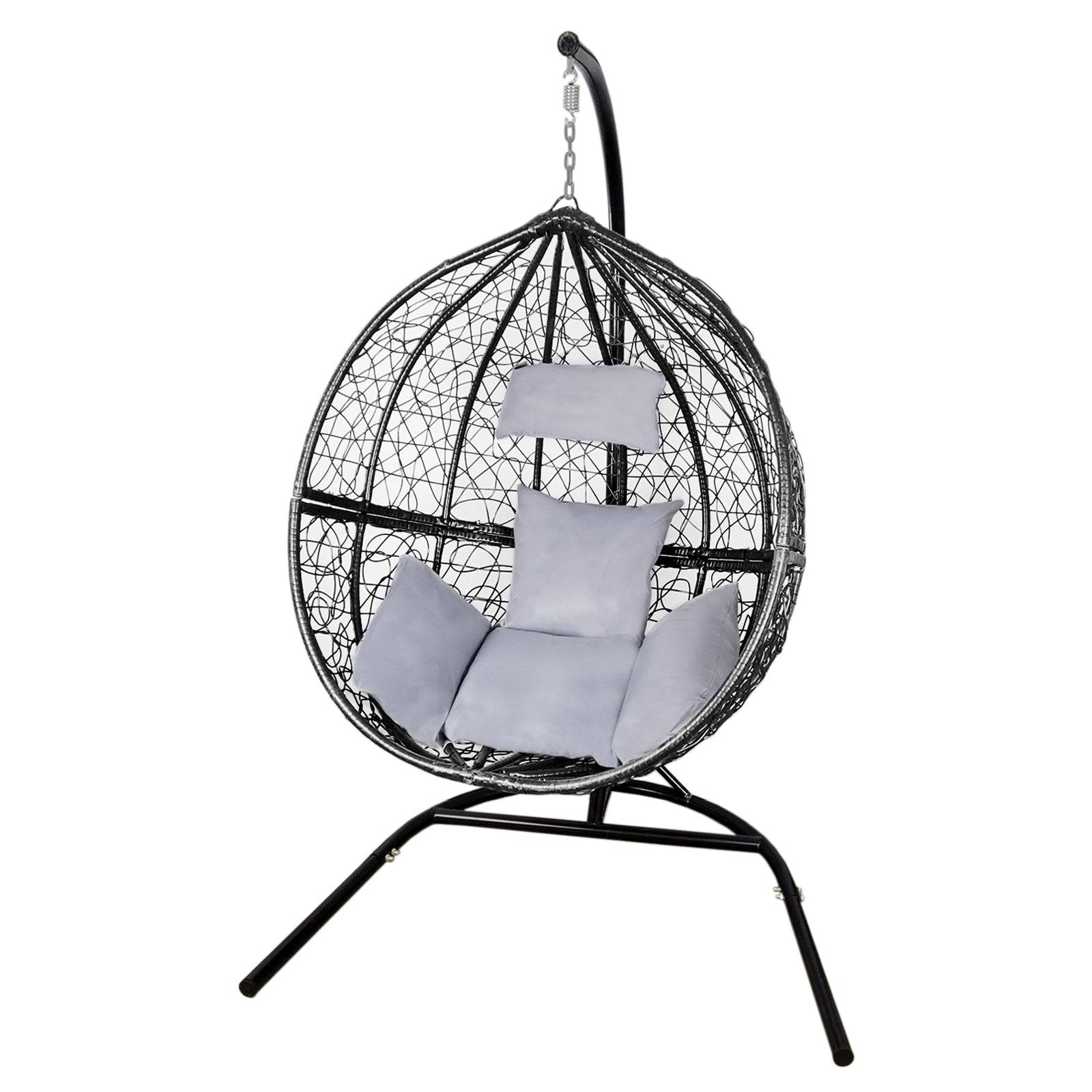 Monstershop - Chaise Suspendue en Rodin Noir - Imagen 5