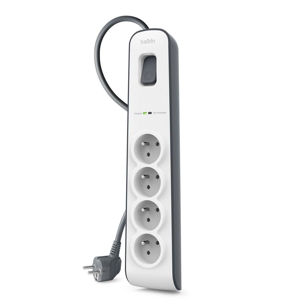 Belkin - Multiprise parafoudre 4 prises avec cordon d'alimentation de 2 m - Imagen 1