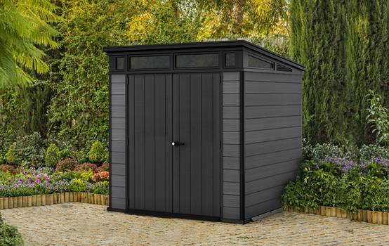 Keter - Abri de jardin Cortina 757 - 4,5 m² - gris - KETER - Image 3