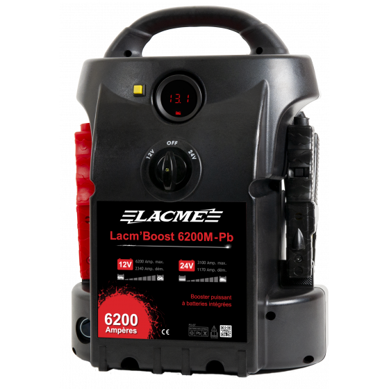Batterie & chargeur LACME Lac'Boost 6400M-PB à batterie plomb - 12/14V 6200A - 515700 - Imagen 2