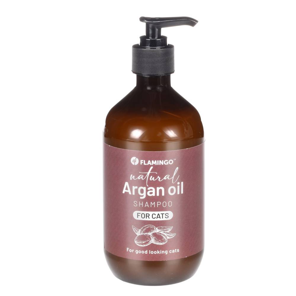 Flamingo - Shampoing Nature a l'huile d'argan 500 ml pour chat - Imagen 1