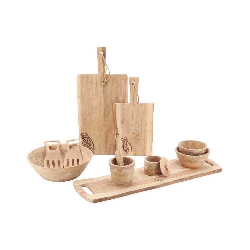 Aubry Gaspard - Récipient en bois d'acacia naturel Ø 16 cm - Imagen 4