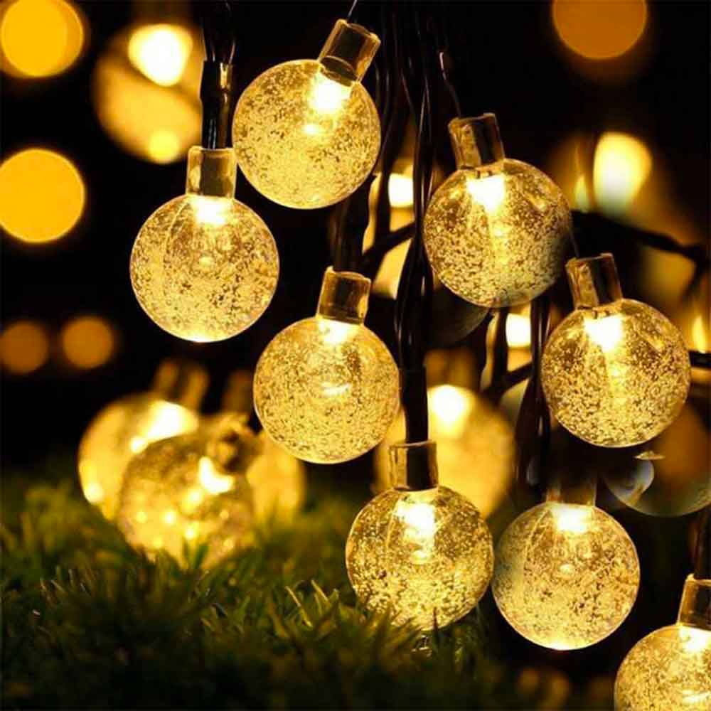 Lumisky - Guirlande solaire FESTY WHITE 20 globes 5.8M - Imagen 2