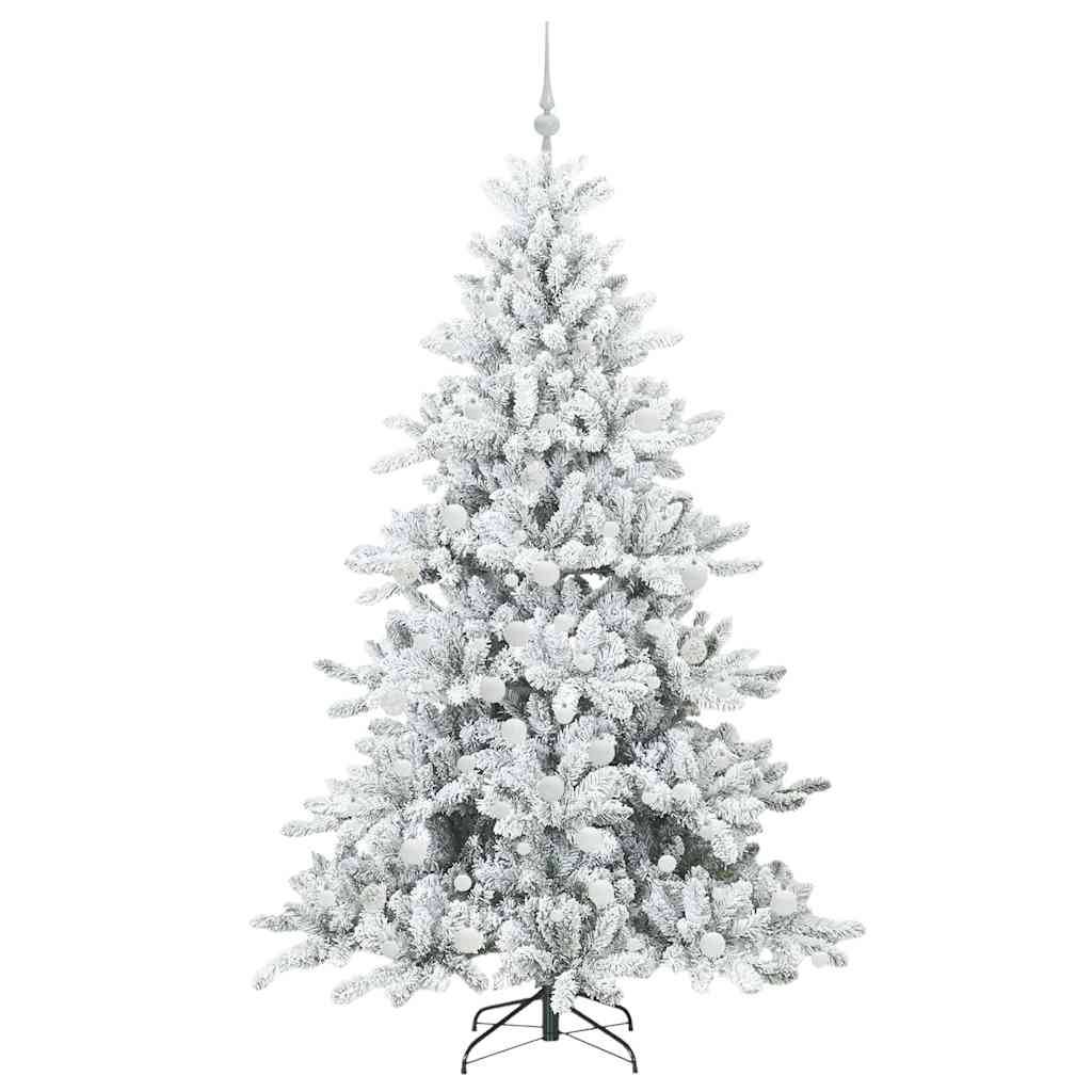Vidaxl - Sapin de Noël Artificiel à Branches Articulées Blanc 180 cm vidaXL 3397721 - Image 5
