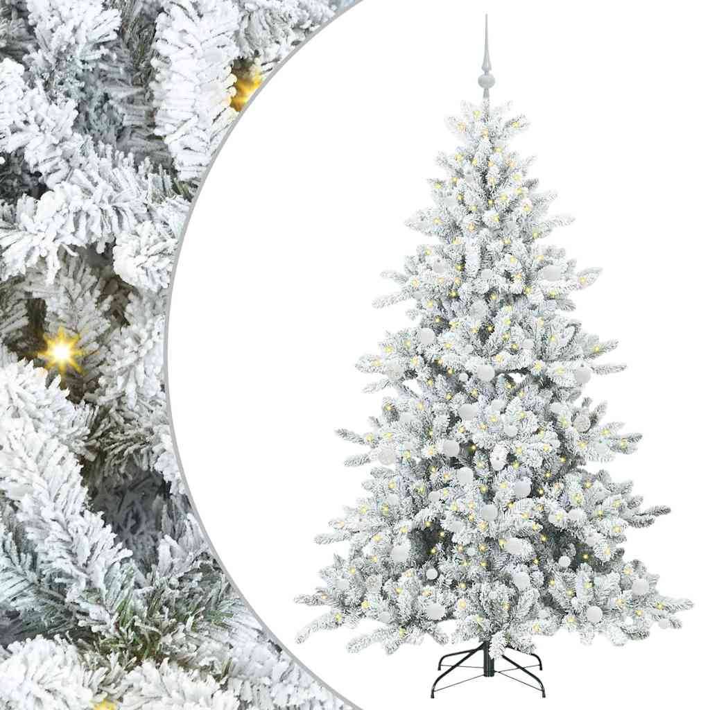 Vidaxl - Sapin de Noël Artificiel à Branches Articulées Blanc 180 cm vidaXL 3397721 - Image 2