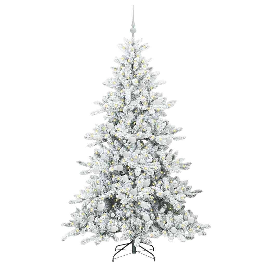 Vidaxl - Sapin de Noël Artificiel à Branches Articulées Blanc 180 cm vidaXL 3397721 - Image 4