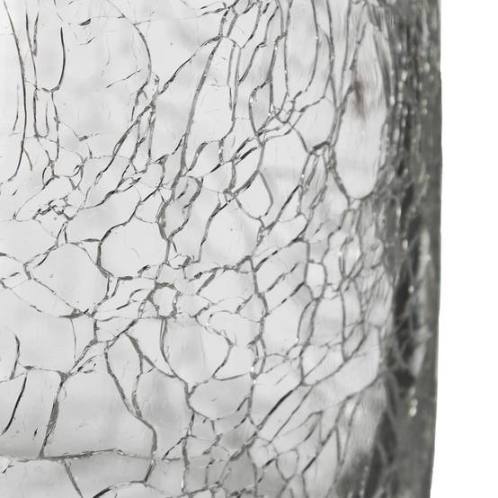 Atmosphera - Vase cylindre verre craquelé H30cm - Atmosphera Créateur d'intérieur - Image 3