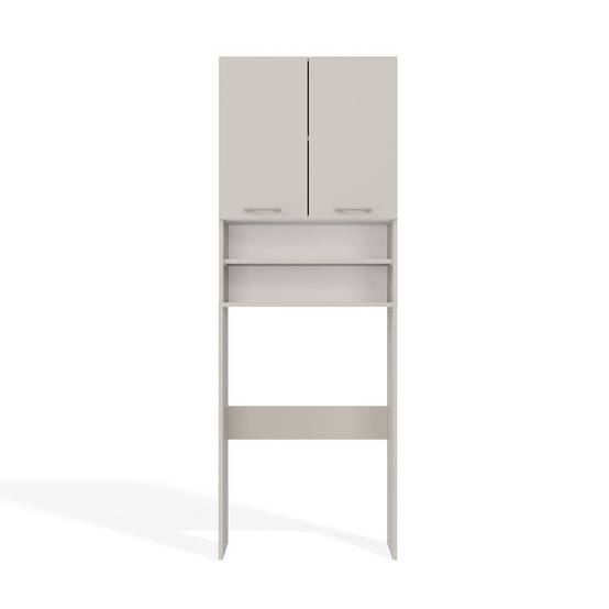Importdistrib - Meuble pour machine à laver 180X64X30 cm beige - Image 1