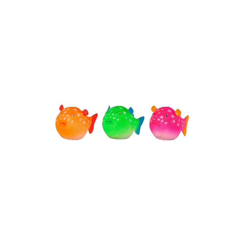 1 Poisson globe fluo decoration aquarium 8 cm x 4.5 cm couleur aleatoire - Imagen 7