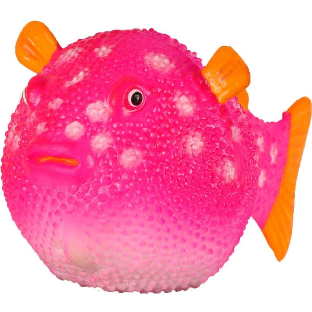1 Poisson globe fluo decoration aquarium 8 cm x 4.5 cm couleur aleatoire - Imagen 3