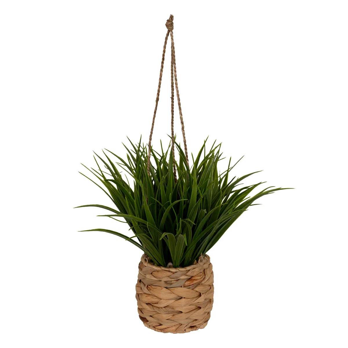 Herbe Artificielle Suspendue "Moda" 27cm Naturel - Image 1