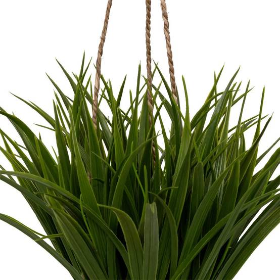 Herbe Artificielle Suspendue "Moda" 27cm Naturel - Image 3
