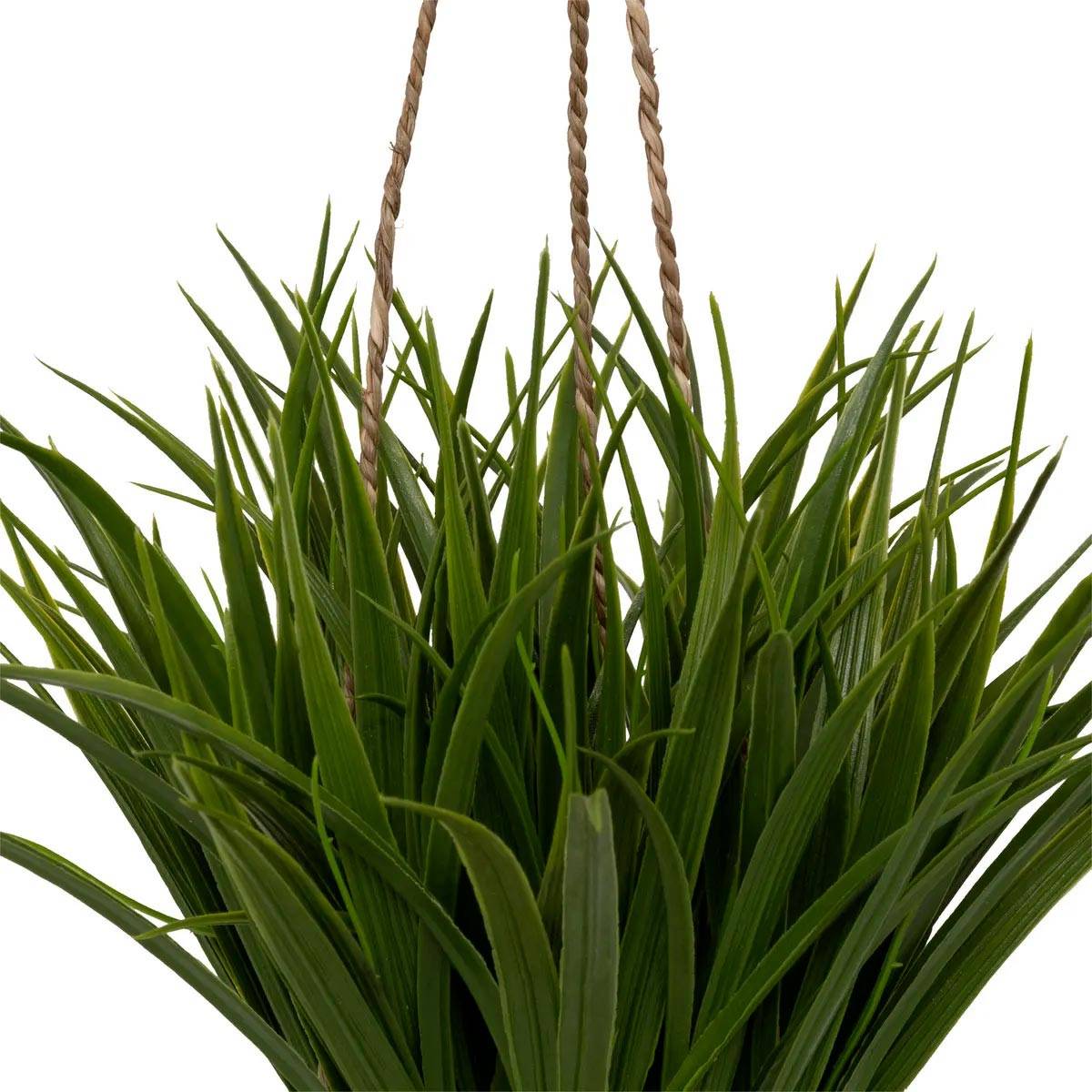 Herbe Artificielle Suspendue "Moda" 27cm Naturel - Image 3