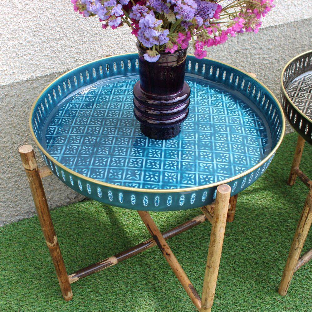 Bazardeluxe - Plateau en métal Jali 45 cm - Imagen 4