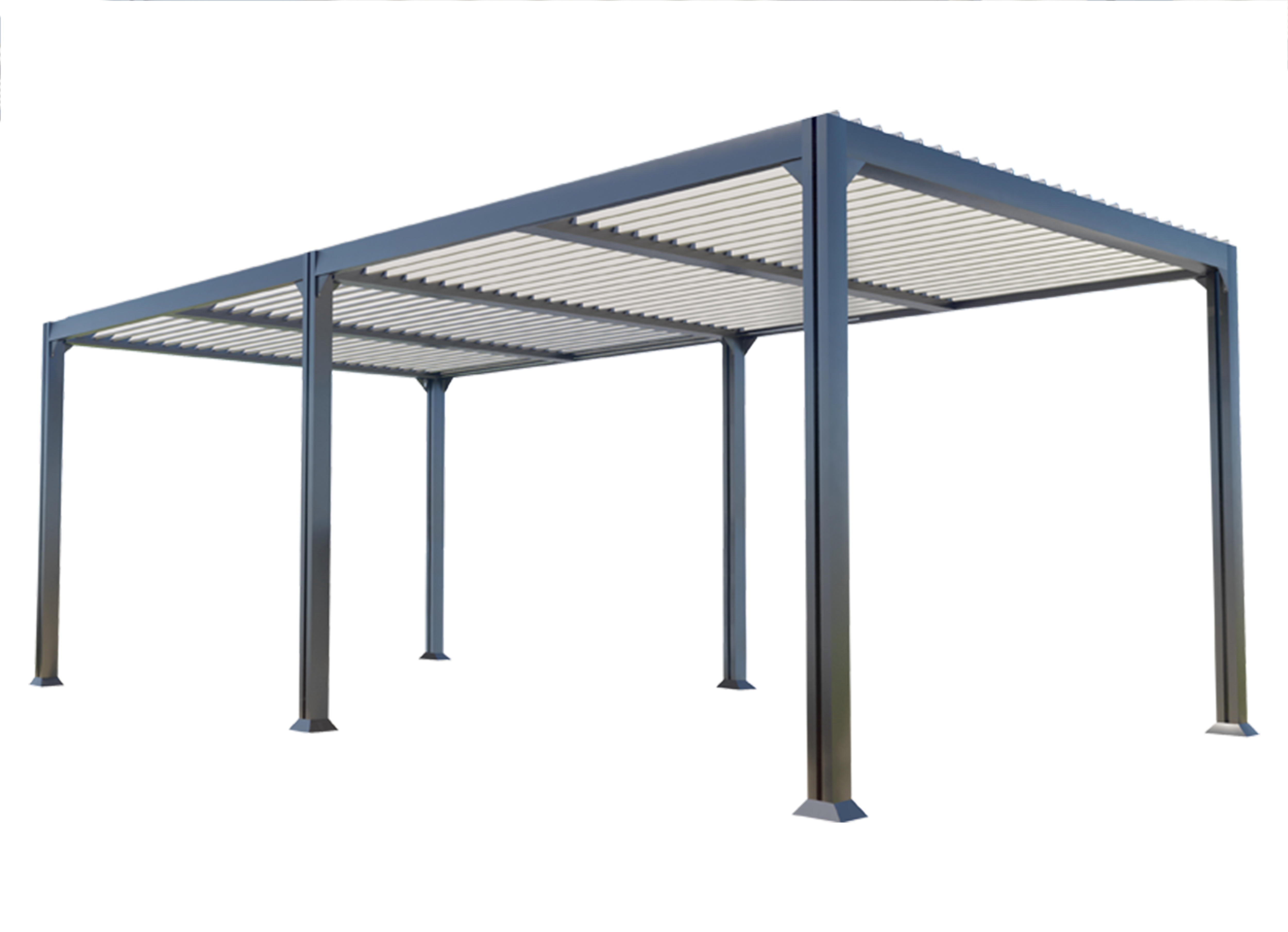 Couleurs du monde - Memphis - Pergola autoportante bioclimatique 3x6m en aluminium  - Couleurs du Monde - Imagen 3