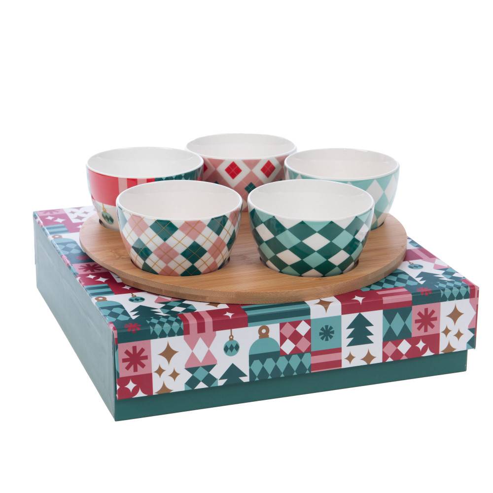 Amadeus - Coffret apéritif 5 bols Santa - Image 1