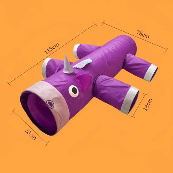 IntiMeg - Tunnel pour chat en peluche IntiMeg - Image 4