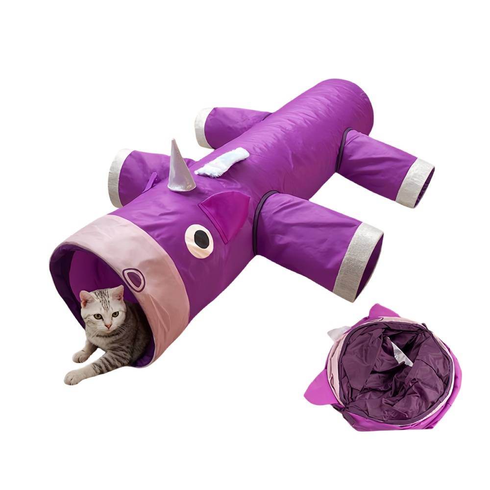 IntiMeg - Tunnel pour chat en peluche IntiMeg - Image 1