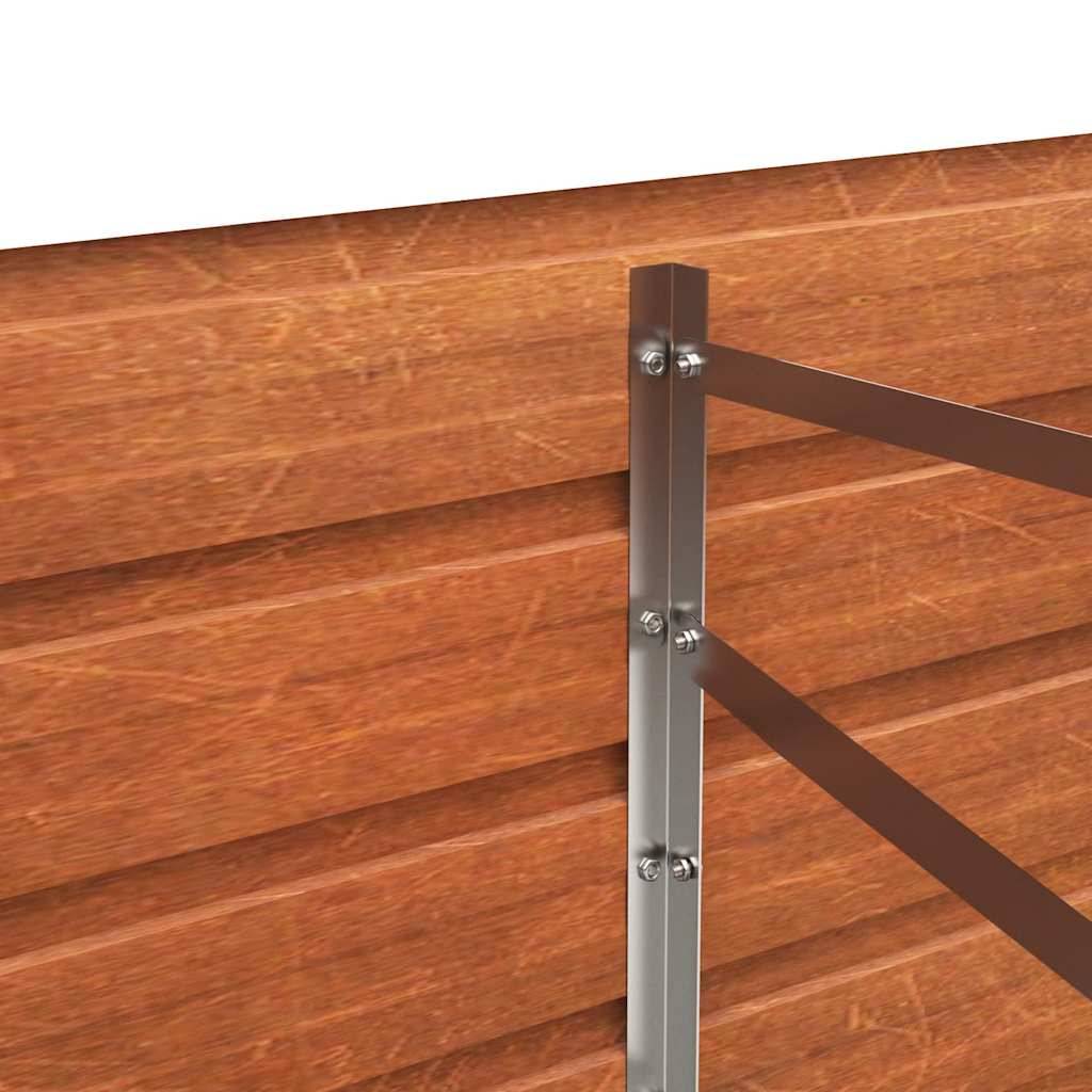 ComfortXL - Carré potager haut en acier Corten pour potager confortable 320x40x77cm – ComfortXL Outdoor Living - Image 7