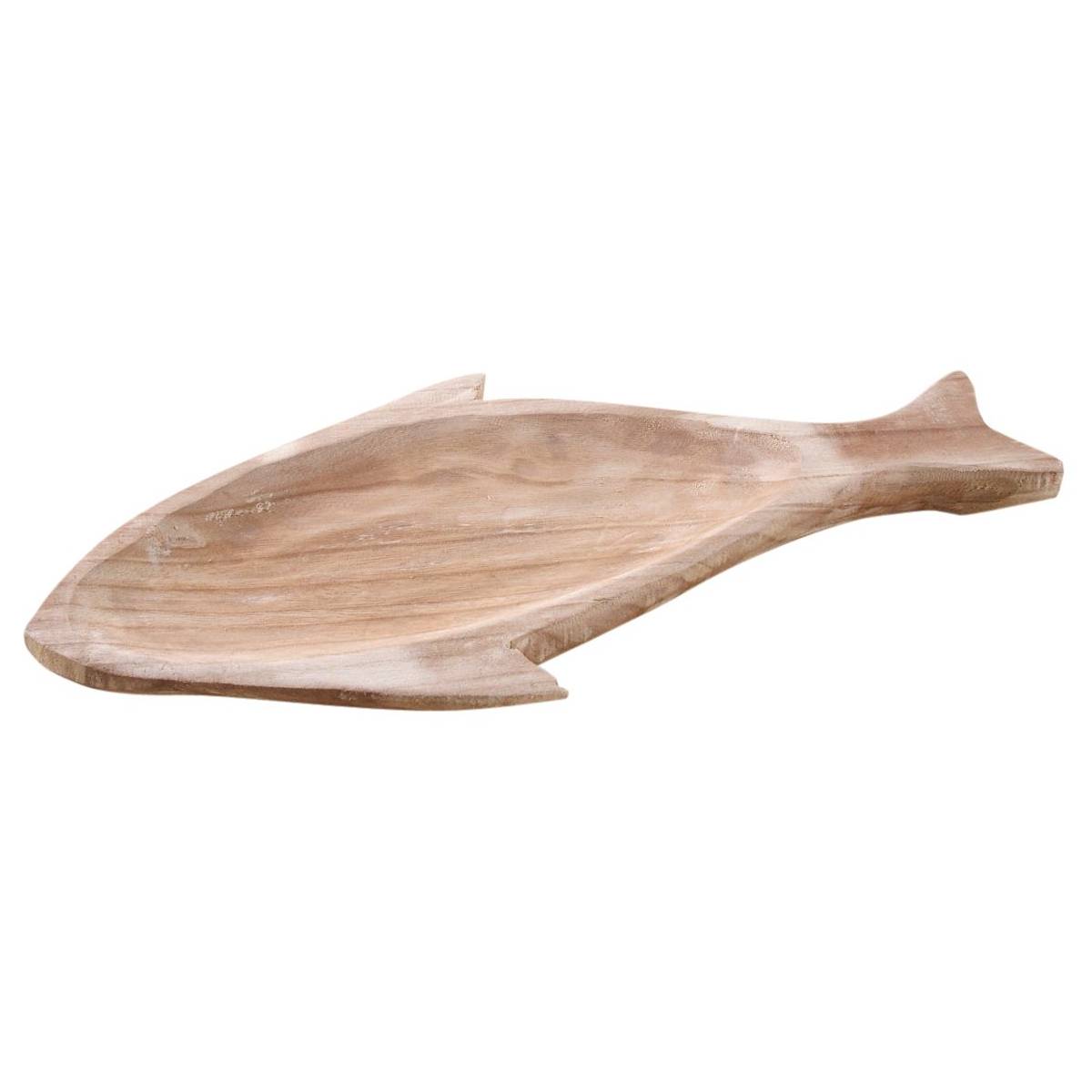 Aubry Gaspard - Corbeille poisson en paulownia 51 cm