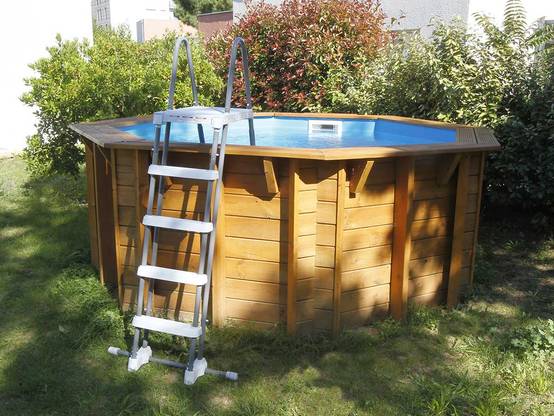 Ubbink - Piscine bois Sunwater 3,60 x 1,20 m liner bleu - Ubbink - Image 3