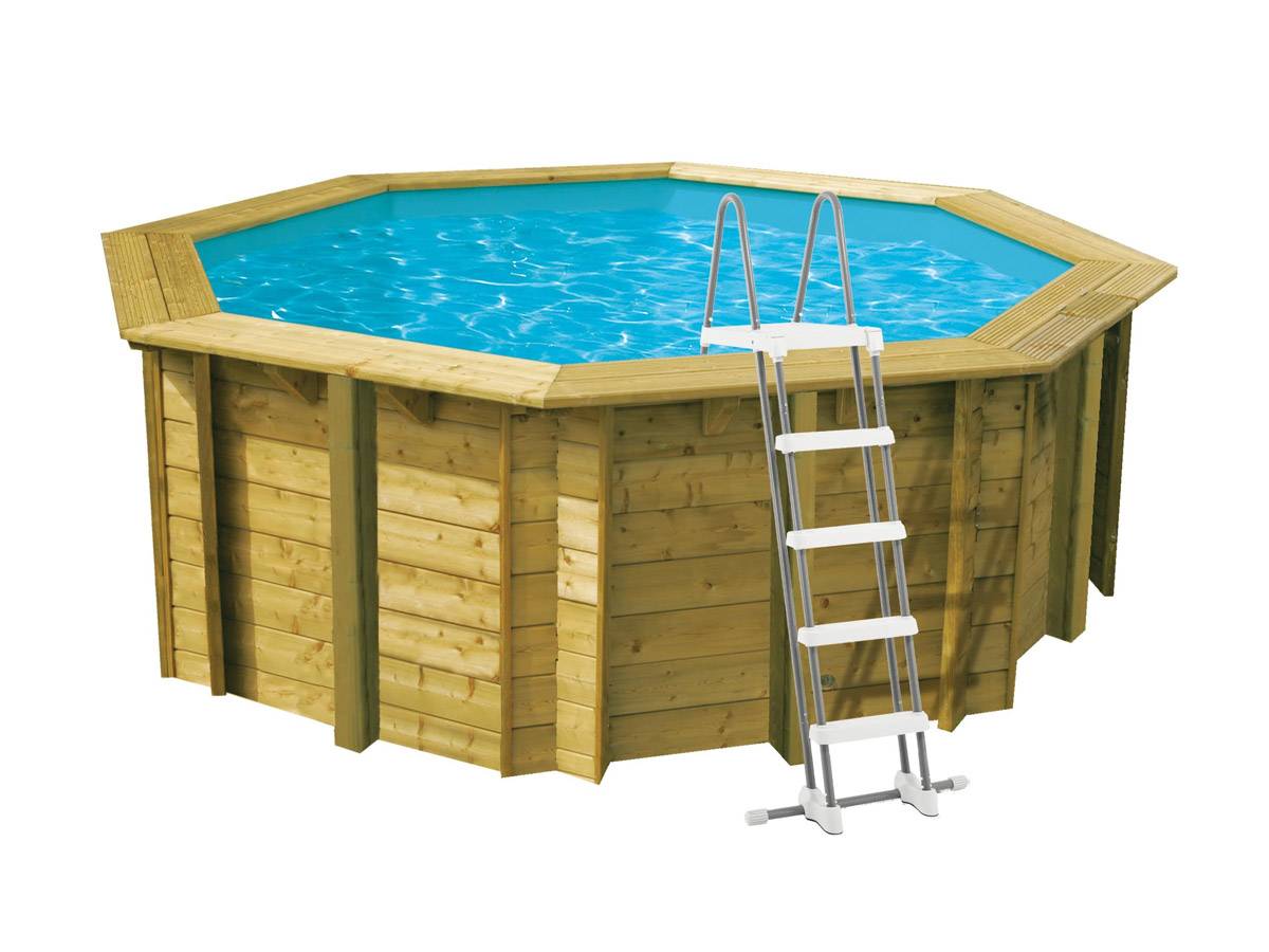 Ubbink - Piscine bois Sunwater 3,60 x 1,20 m liner bleu - Ubbink - Image 1