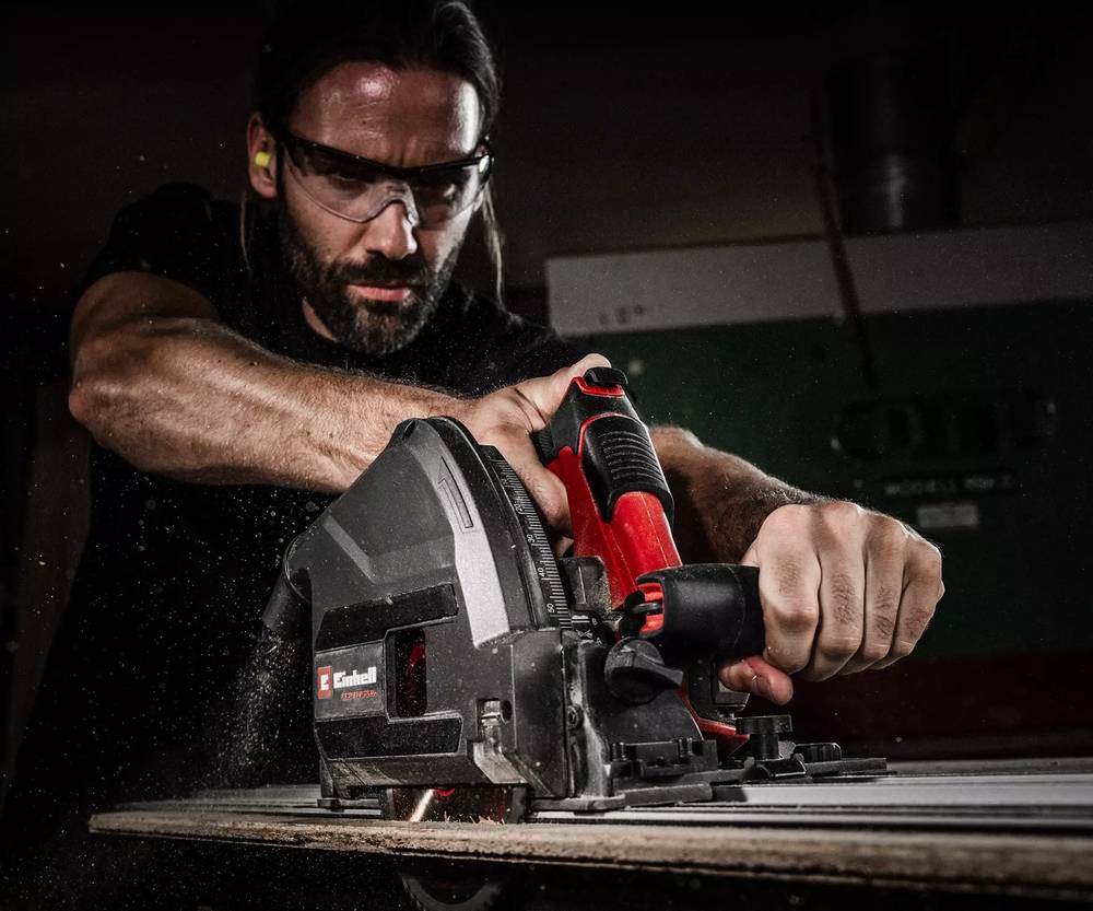 Einhell - Scie plongeante sans fil TP-PS 18/165 Li BL-Solo - 18V - brushless - coupe 56mm - semelle alu - sans batterie/chargeur Einhell - Image 3