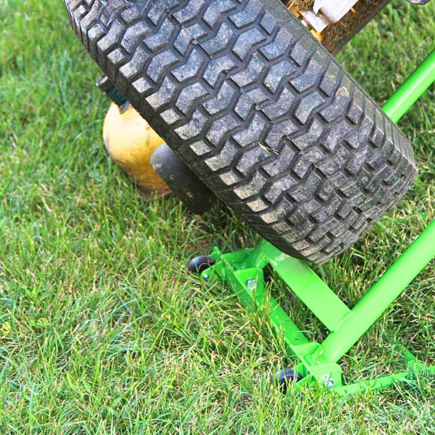 Sans Marque - Lève tracteur tondeuse avec treuil 500 kg - Charge maxi 500 kg - Image 2