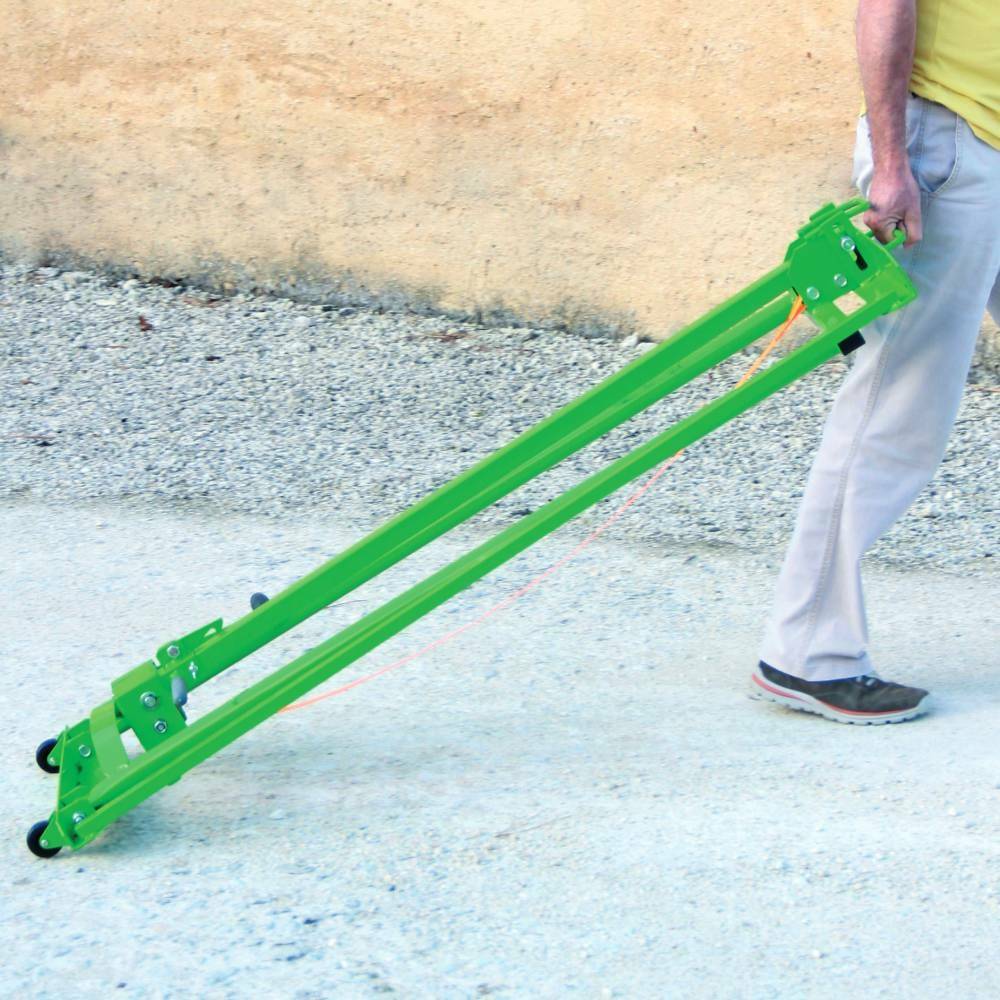 Sans Marque - Lève tracteur tondeuse avec treuil 500 kg - Charge maxi 500 kg - Image 6