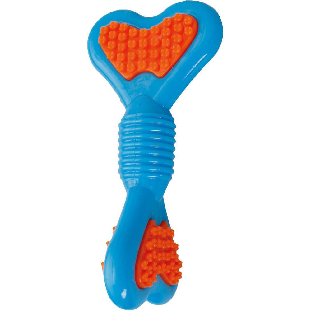 Flamingo - Flamingo - Jouet pour chien Bippa os torsadé à mâcher 15 cm TPR couleur aléatoire - Imagen 1