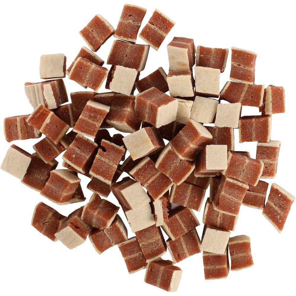 Flamingo - Flamingo - Friandises Hapki Petits blocs avec poulet et saumon 50 g pour chat - Imagen 1